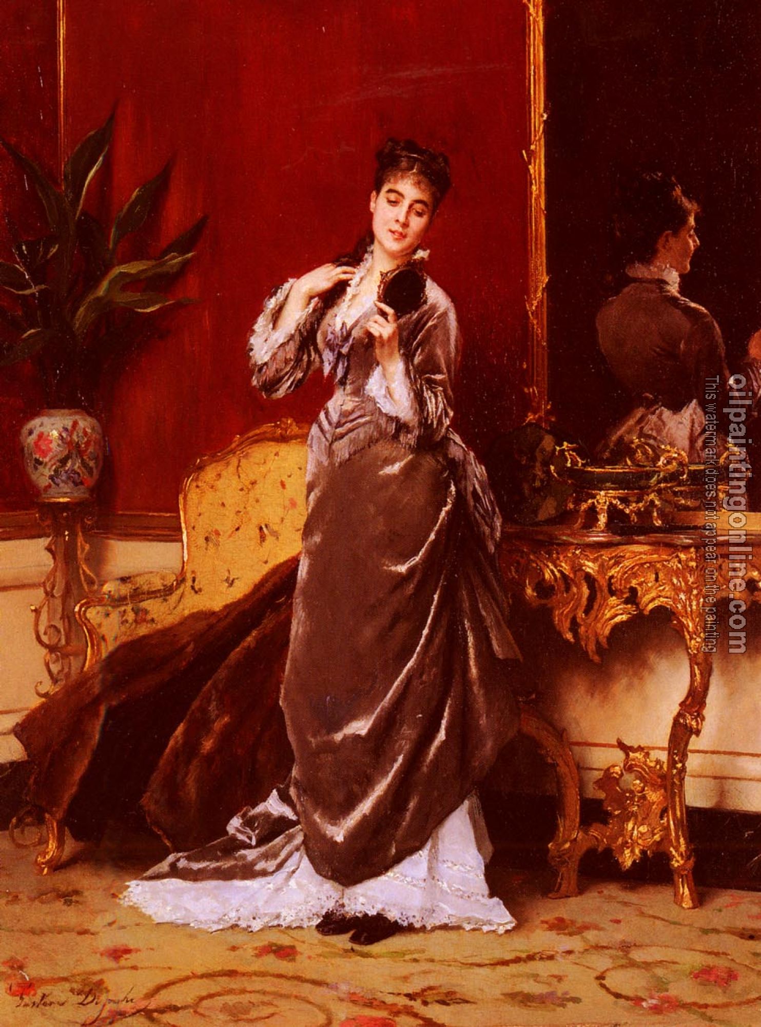 Gustave Leonhard de Jonghe - Dressing For The Ball